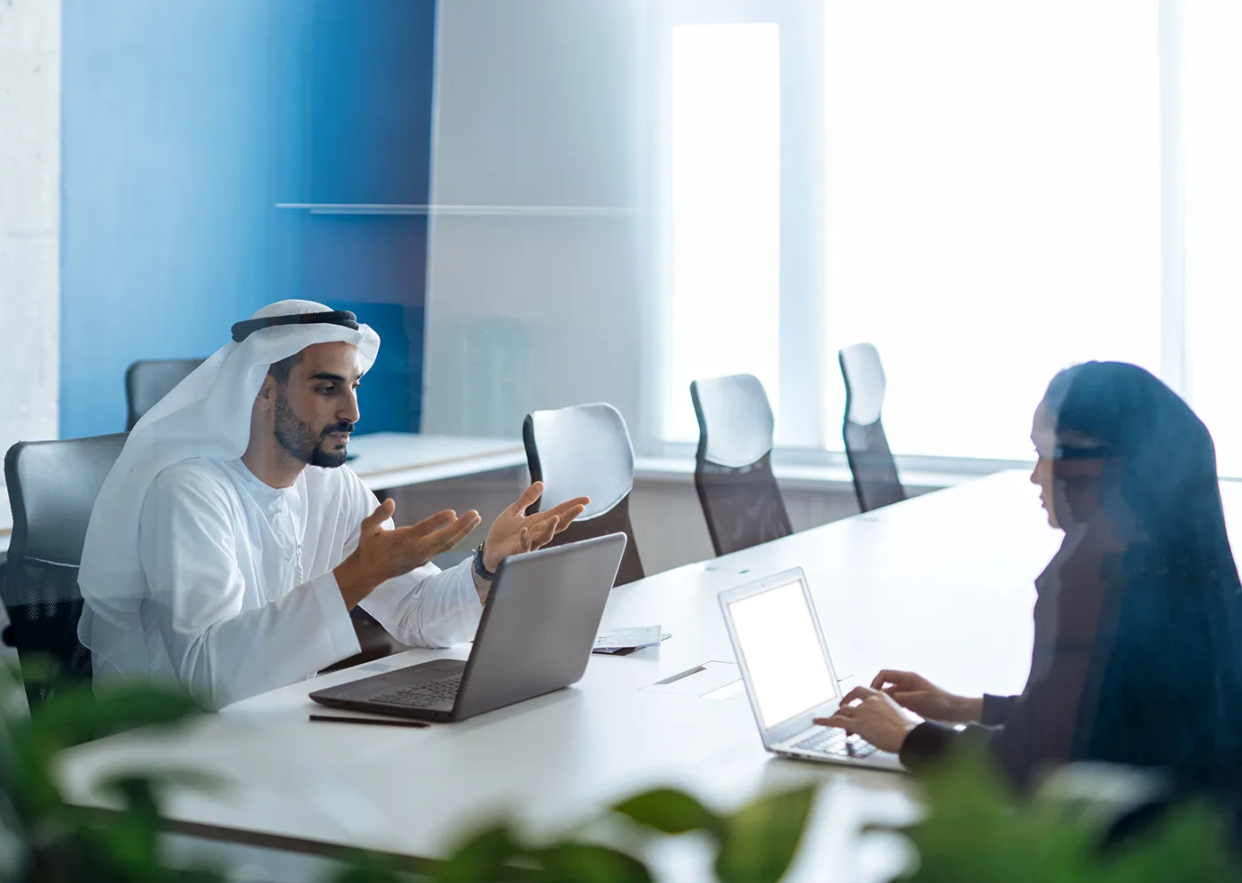 AnaConEx team collaborating in the office